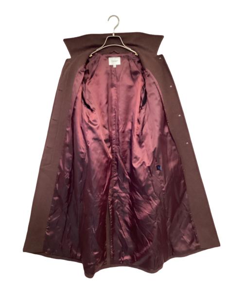 BEAUTY&YOUTH UNITED ARROWS（ビューティーアンドユースユナイテッドアローズ）BEAUTY&YOUTH UNITED ARROWS (ビューティーアンドユースユナイテッドアローズ) メルトンステンカラーロングコート ブラウン サイズ:Mの古着・服飾アイテム