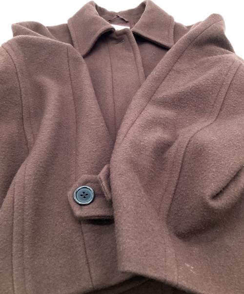 BEAUTY&YOUTH UNITED ARROWS（ビューティーアンドユースユナイテッドアローズ）BEAUTY&YOUTH UNITED ARROWS (ビューティーアンドユースユナイテッドアローズ) メルトンステンカラーロングコート ブラウン サイズ:Mの古着・服飾アイテム