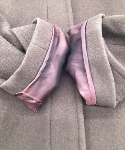 BEAUTY&YOUTH UNITED ARROWS（ビューティーアンドユースユナイテッドアローズ）BEAUTY&YOUTH UNITED ARROWS (ビューティーアンドユースユナイテッドアローズ) メルトンステンカラーロングコート ブラウン サイズ:Mの古着・服飾アイテム