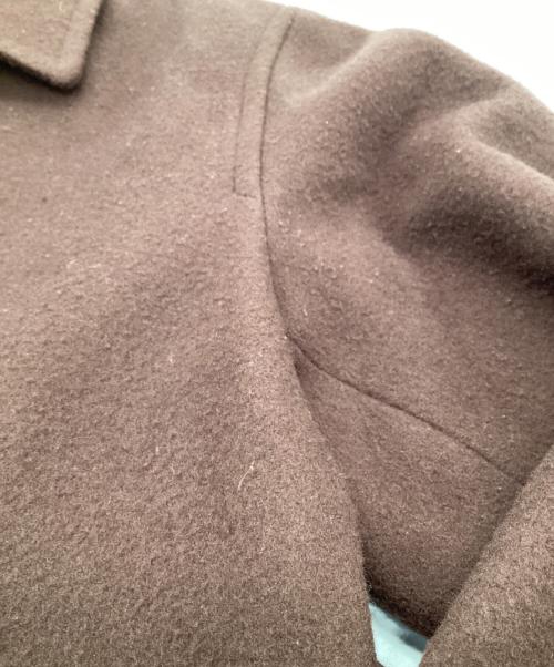 BEAUTY&YOUTH UNITED ARROWS（ビューティーアンドユースユナイテッドアローズ）BEAUTY&YOUTH UNITED ARROWS (ビューティーアンドユースユナイテッドアローズ) メルトンステンカラーロングコート ブラウン サイズ:Mの古着・服飾アイテム