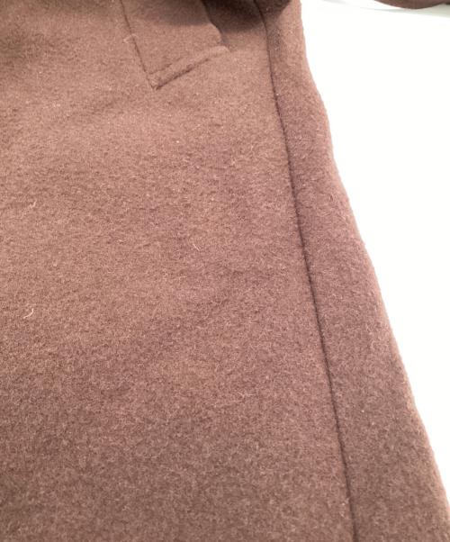 BEAUTY&YOUTH UNITED ARROWS（ビューティーアンドユースユナイテッドアローズ）BEAUTY&YOUTH UNITED ARROWS (ビューティーアンドユースユナイテッドアローズ) メルトンステンカラーロングコート ブラウン サイズ:Mの古着・服飾アイテム