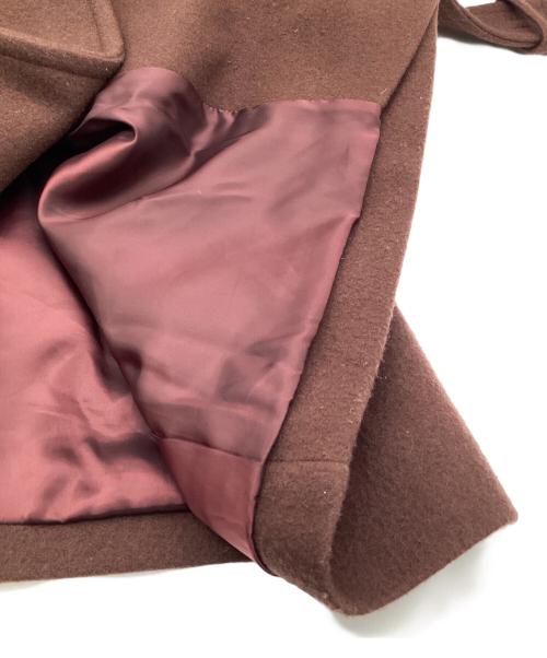 BEAUTY&YOUTH UNITED ARROWS（ビューティーアンドユースユナイテッドアローズ）BEAUTY&YOUTH UNITED ARROWS (ビューティーアンドユースユナイテッドアローズ) メルトンステンカラーロングコート ブラウン サイズ:Mの古着・服飾アイテム