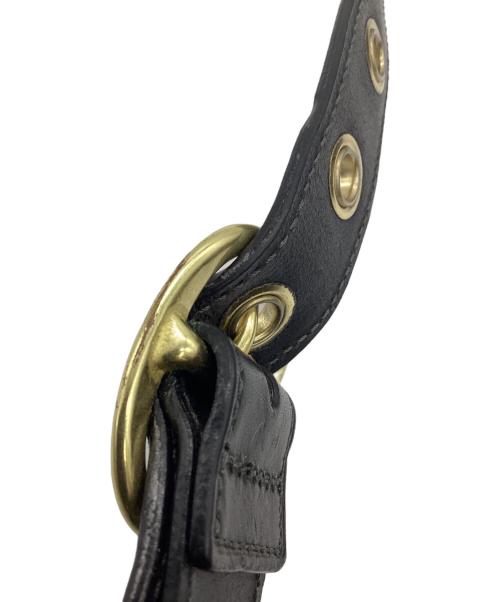 COACH（コーチ）COACH (コーチ) シグネチャー ワンショルダーバッグ ベージュ×ブラックの古着・服飾アイテム