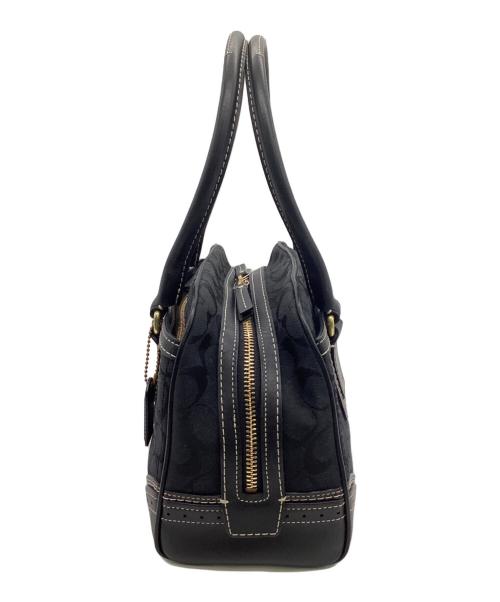 COACH（コーチ）COACH (コーチ) シグネチャー ハンドバッグ ブラックの古着・服飾アイテム