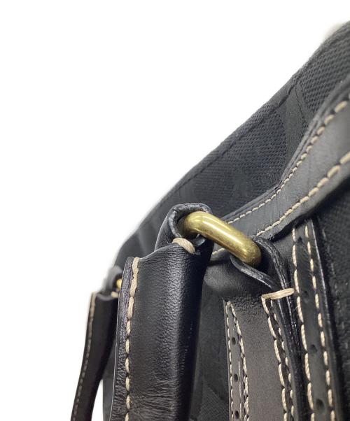 COACH（コーチ）COACH (コーチ) シグネチャー ハンドバッグ ブラックの古着・服飾アイテム