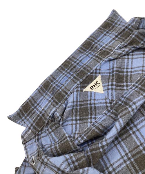 RHC Ron Herman（アールエイチシー ロンハーマン）RHC Ron Herman (アールエイチシー ロンハーマン) コットンフランネルシャツ ブルー サイズ:XSの古着・服飾アイテム