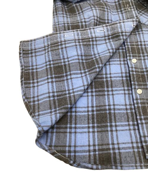 RHC Ron Herman（アールエイチシー ロンハーマン）RHC Ron Herman (アールエイチシー ロンハーマン) コットンフランネルシャツ ブルー サイズ:XSの古着・服飾アイテム
