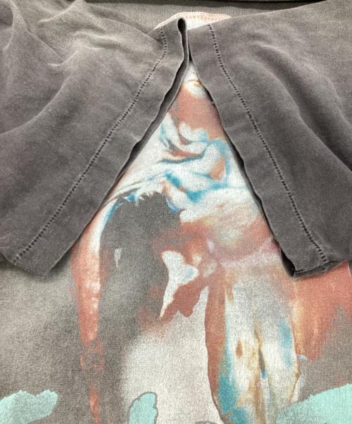 SAINT MICHAEL（セントマイケル）SAINT MICHAEL (セントマイケル) SHERMER ACADEMY (シャーマーアカデミー) ヴィンテージ加工プリントTシャツ グレー サイズ:XXLの古着・服飾アイテム