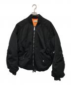 BED J.W. FORDベッドフォード）の古着「MA-1ジャケット」｜ブラック