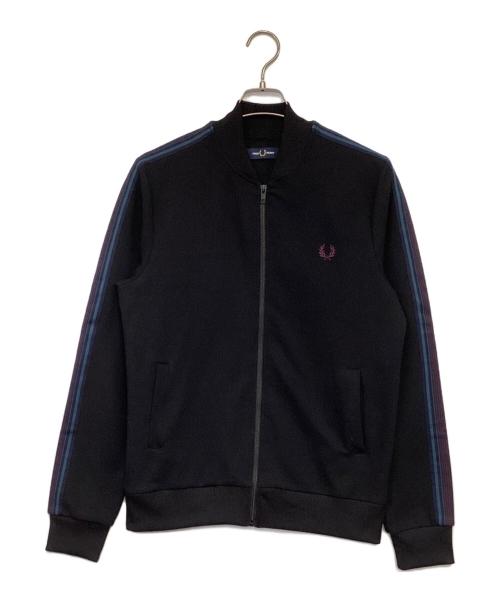 FRED PERRY（フレッドペリー）FRED PERRY (フレッドペリー) ボンバーネック トラックジャケット ブラック サイズ:Sの古着・服飾アイテム