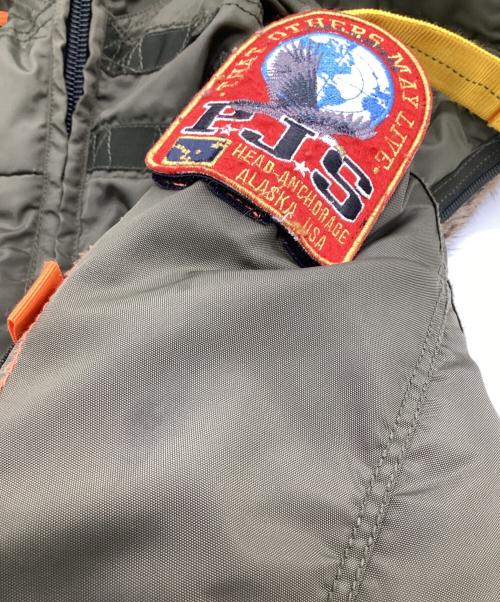 PARAJUMPERS（パラジャンパーズ）PARAJUMPERS (パラジャンパーズ) W-GOBI ショートパーカ グリーン サイズ:X-SMALLの古着・服飾アイテム