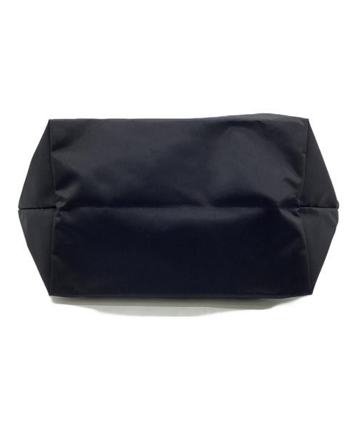 LONGCHAMP（ロンシャン）LONGCHAMP (ロンシャン) ル プリアージュ グリーン M トップハンドルバッグ ブラックの古着・服飾アイテム