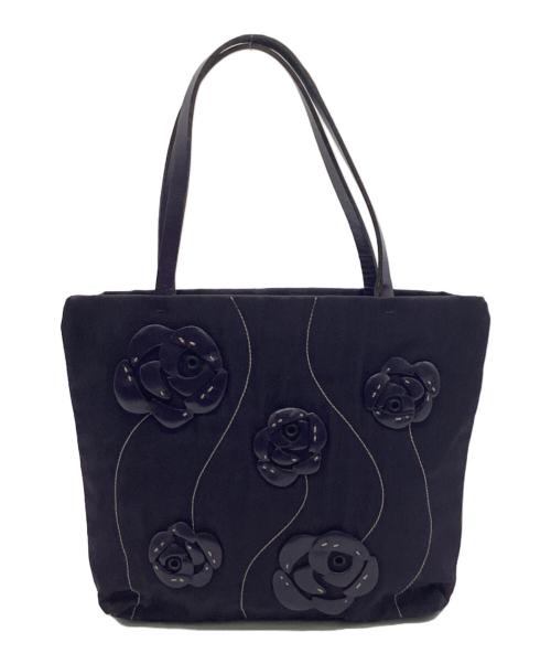 PRADA（プラダ）PRADA (プラダ) ナイロンハンドバッグ パープルの古着・服飾アイテム