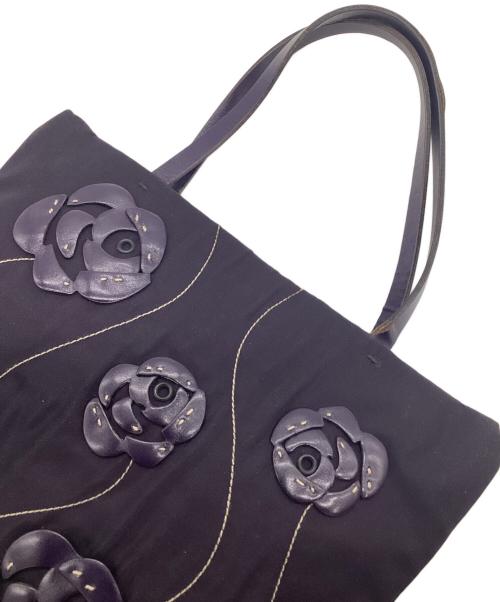 PRADA（プラダ）PRADA (プラダ) ナイロンハンドバッグ パープルの古着・服飾アイテム