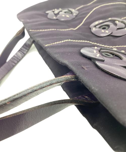 PRADA（プラダ）PRADA (プラダ) ナイロンハンドバッグ パープルの古着・服飾アイテム