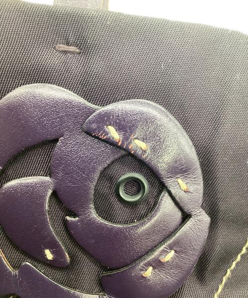 PRADA（プラダ）PRADA (プラダ) ナイロンハンドバッグ パープルの古着・服飾アイテム