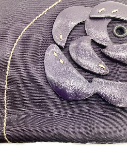 PRADA（プラダ）PRADA (プラダ) ナイロンハンドバッグ パープルの古着・服飾アイテム