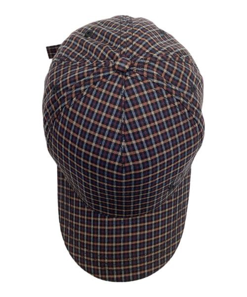 FRED PERRY（フレッドペリー）FRED PERRY (フレッドペリー) キャップ ブラウン×ネイビー サイズ:ONE SIZEの古着・服飾アイテム