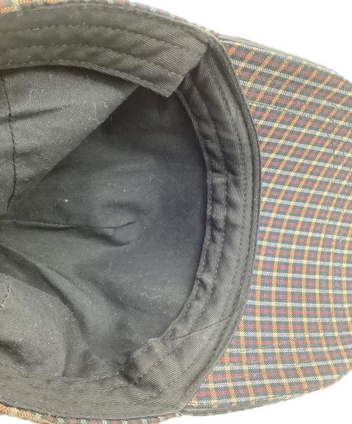 FRED PERRY（フレッドペリー）FRED PERRY (フレッドペリー) キャップ ブラウン×ネイビー サイズ:ONE SIZEの古着・服飾アイテム