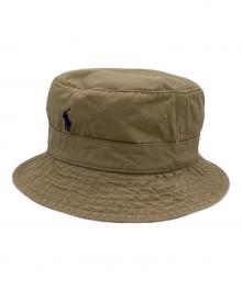 POLO RALPH LAUREN（ポロ・ラルフローレン）の古着「ポニー バケットハット」｜ベージュ