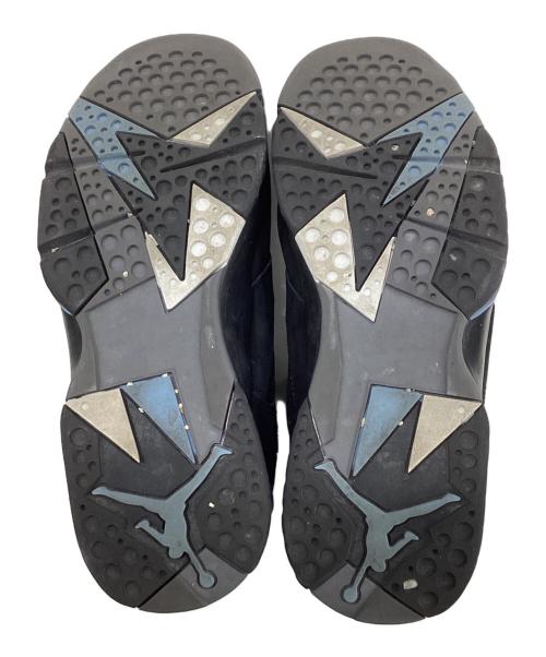 NIKE（ナイキ）NIKE (ナイキ) AIR JORDAN(エアジョーダン) 7 Retro Chambray ブラック×ブルー サイズ:25.5cmの古着・服飾アイテム