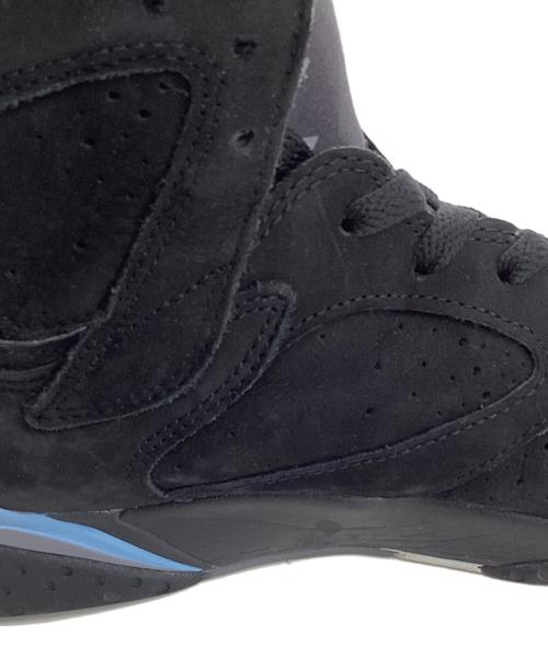 NIKE（ナイキ）NIKE (ナイキ) AIR JORDAN(エアジョーダン) 7 Retro Chambray ブラック×ブルー サイズ:25.5cmの古着・服飾アイテム
