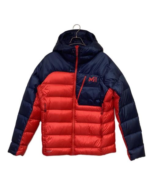 MILLET（ミレー）MILLET (ミレー) MAGMA（マグマ）ダウンジャケット ネイビー×レッド サイズ:Lの古着・服飾アイテム