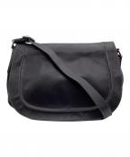 HIROFUヒロフ）の古着「レザーショルダーバッグ」｜ブラック