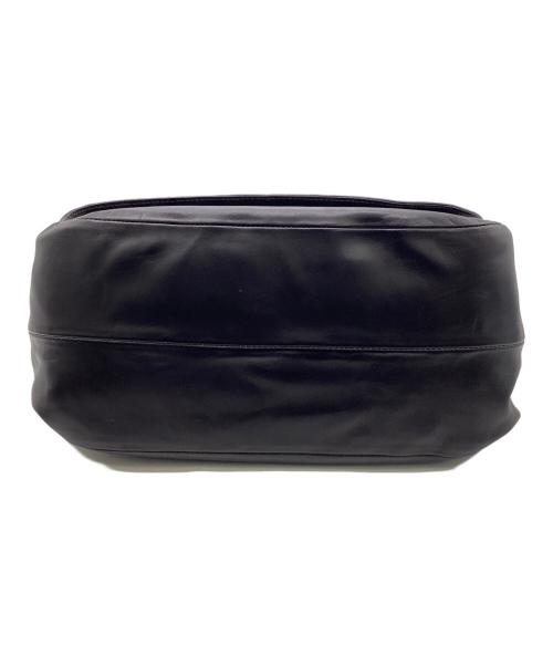 HIROFU（ヒロフ）HIROFU (ヒロフ) レザーショルダーバッグ ブラックの古着・服飾アイテム