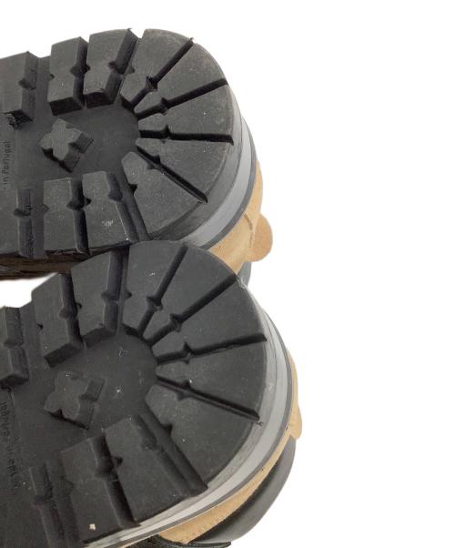 anonymous copenhagen（アノニマスコペンハーゲン）anonymous copenhagen (アノニマスコペンハーゲン) Spick and Span (スピックアンドスパン) テディブーツ ブラック×ベージュ サイズ:36の古着・服飾アイテム