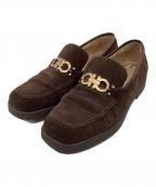 Salvatore Ferragamoサルヴァトーレ フェラガモ）の古着「ガンチーニ ローファー」｜ブラウン