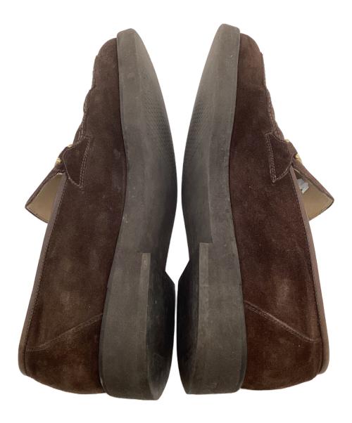 Salvatore Ferragamo（サルヴァトーレ フェラガモ）Salvatore Ferragamo (サルヴァトーレ フェラガモ) ガンチーニ ローファー ブラウン サイズ:6.5 2Eの古着・服飾アイテム