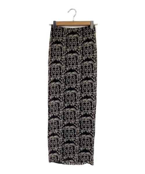 Jean Paul GAULTIER MAILLE（ジャンポールゴルチエ マイユ）Jean Paul GAULTIER MAILLE (ジャンポールゴルチエ マイユ) ネット スカート ブラック×ベージュ サイズ:Sの古着・服飾アイテム