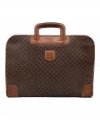 CELINEセリーヌ）の古着「マカダム ブリーフケース」｜ブラウン