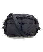 PORTERポーター）の古着「TANKER（タンカー）ウエストバッグ」｜ブラック