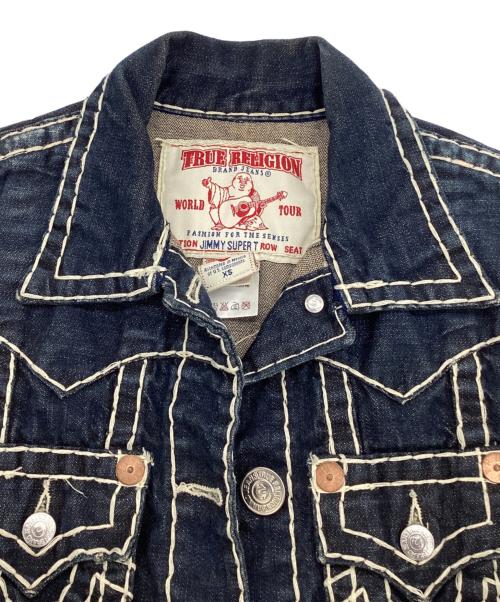TRUE RELIGION（トゥルー レリジョン）TRUE RELIGION (トゥルー レリジョン) JIMMY SUPER T デニムジャケット インディゴ サイズ:XSの古着・服飾アイテム