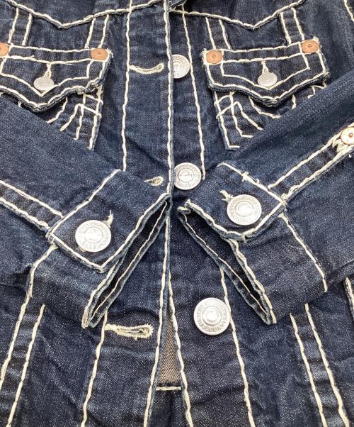 TRUE RELIGION（トゥルー レリジョン）TRUE RELIGION (トゥルー レリジョン) JIMMY SUPER T デニムジャケット インディゴ サイズ:XSの古着・服飾アイテム
