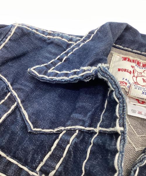 TRUE RELIGION（トゥルー レリジョン）TRUE RELIGION (トゥルー レリジョン) JIMMY SUPER T デニムジャケット インディゴ サイズ:XSの古着・服飾アイテム