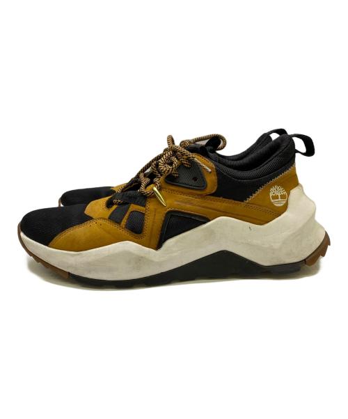 Timberland（ティンバーランド）Timberland (ティンバーランド) MADBURY Leather And Fabric Sneaker ブラウン サイズ:US8.5Wの古着・服飾アイテム