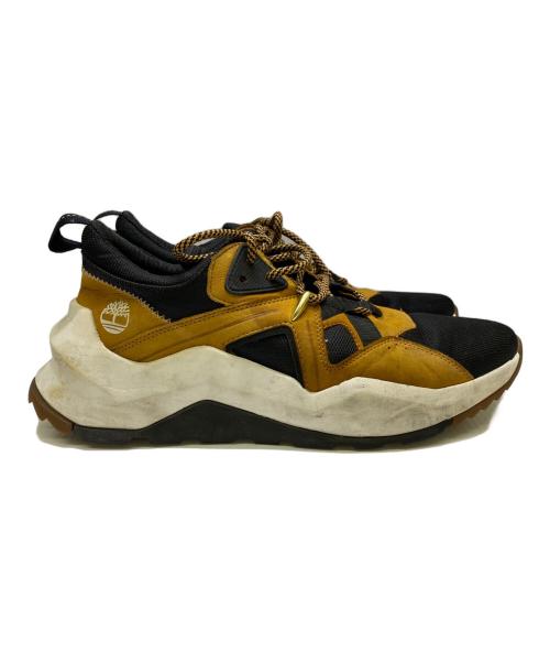 Timberland（ティンバーランド）Timberland (ティンバーランド) MADBURY Leather And Fabric Sneaker ブラウン サイズ:US8.5Wの古着・服飾アイテム