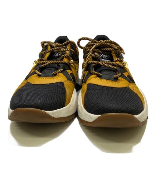 Timberland（ティンバーランド）Timberland (ティンバーランド) MADBURY Leather And Fabric Sneaker ブラウン サイズ:US8.5Wの古着・服飾アイテム