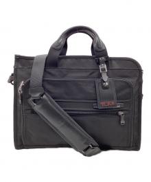 TUMI（トゥミ）の古着「スリム デラックス ポートフォリオ 2WAYブリーフケース」｜ブラック