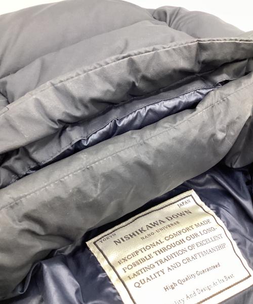 西川ダウン（ニシカワダウン）西川ダウン (ニシカワダウン) nano・universe (ナノ・ユニバース) ダウンジャケット ネイビー サイズ:Mの古着・服飾アイテム