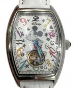 DISNEYディズニー）の古着「ミッキー生誕77周年記念腕時計 ファンタジーアワー」｜ホワイト