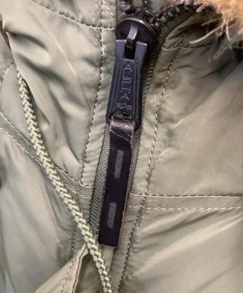 ALPHA INDUSTRIES（アルファインダストリーズ）ALPHA INDUSTRIES (アルファインダストリーズ) N-3B フライトジャケット オリーブ サイズ:Lの古着・服飾アイテム