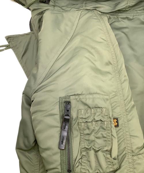 ALPHA INDUSTRIES（アルファインダストリーズ）ALPHA INDUSTRIES (アルファインダストリーズ) N-3B フライトジャケット オリーブ サイズ:Lの古着・服飾アイテム