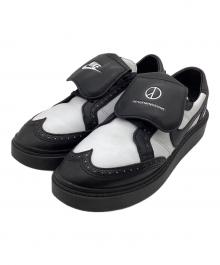 NIKE×PEACEMINUSONE（ナイキ×ピースマイナスワン）の古着「KWONDO1（クウォンド1）スニーカー」｜ホワイト×ブラック