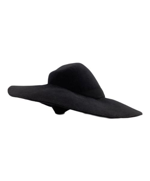 YOHJI YAMAMOTO（ヨウジヤマモト）YOHJI YAMAMOTO (ヨウジヤマモト) ハット ブラック サイズ:表記無の古着・服飾アイテム
