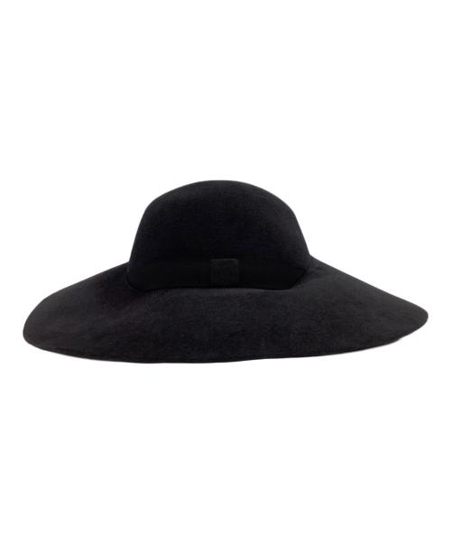 YOHJI YAMAMOTO（ヨウジヤマモト）YOHJI YAMAMOTO (ヨウジヤマモト) ハット ブラック サイズ:表記無の古着・服飾アイテム