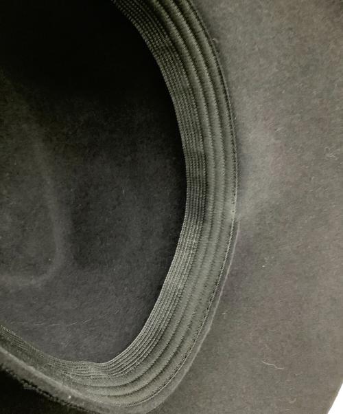 YOHJI YAMAMOTO（ヨウジヤマモト）YOHJI YAMAMOTO (ヨウジヤマモト) ハット ブラック サイズ:表記無の古着・服飾アイテム